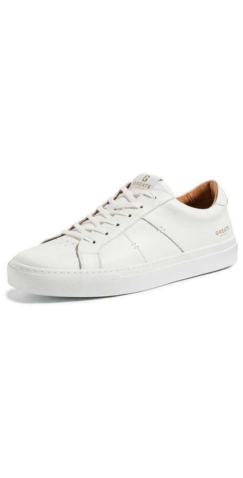 greats men's royale 2.0 leather sneakers